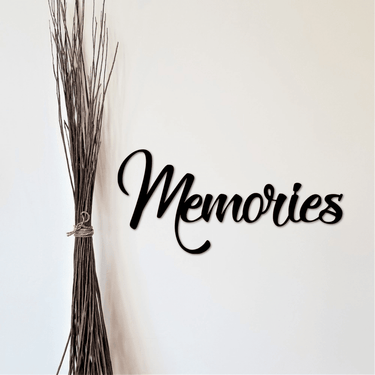 Memories Metal Sign